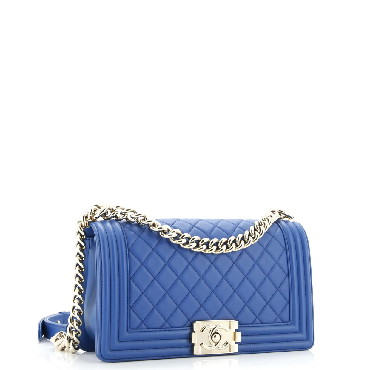 Boy Flap Bag Quilted Calfskin Old Medium - Deep Luxury