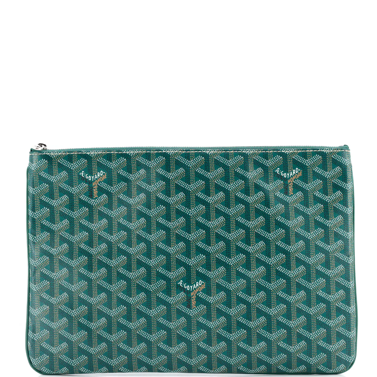 Senat Zip Pouch Coated Canvas MM - Deep Luxury