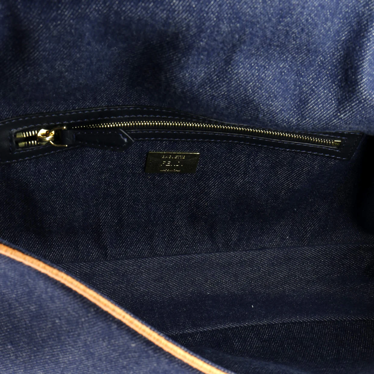 Baguette NM Bag Denim Large - Deep Luxury