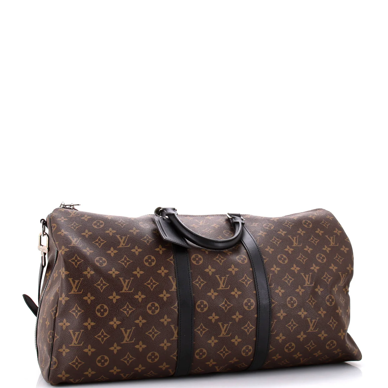 Keepall Bandouliere Bag Macassar Monogram Canvas 50 - Deep Luxury