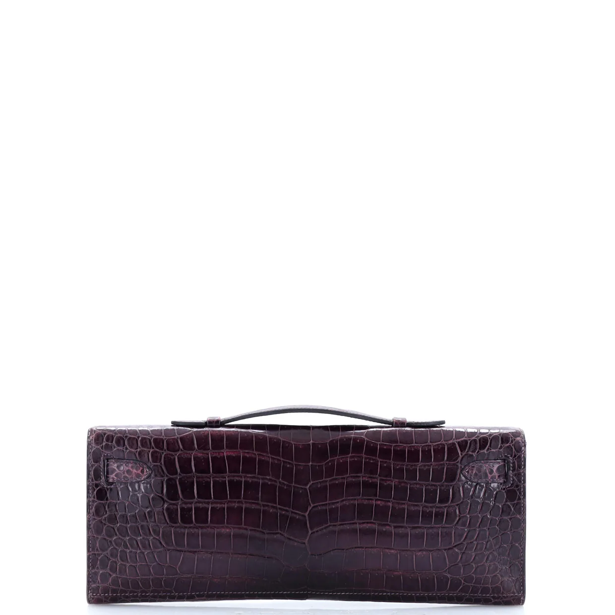 Kelly Cut Pochette Porosus Crocodile - Deep Luxury