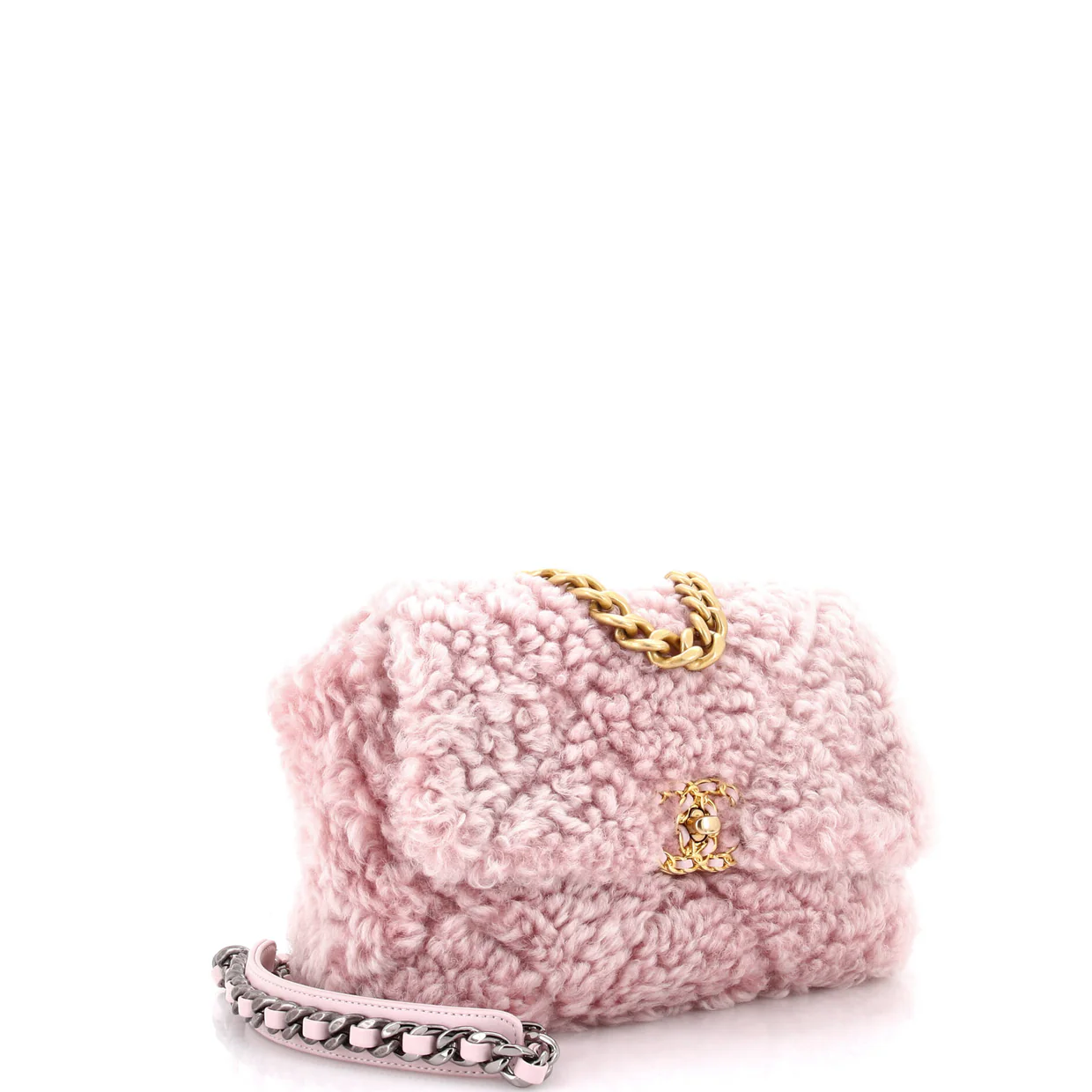 19 Flap Bag Shearling Medium - Deep Luxury