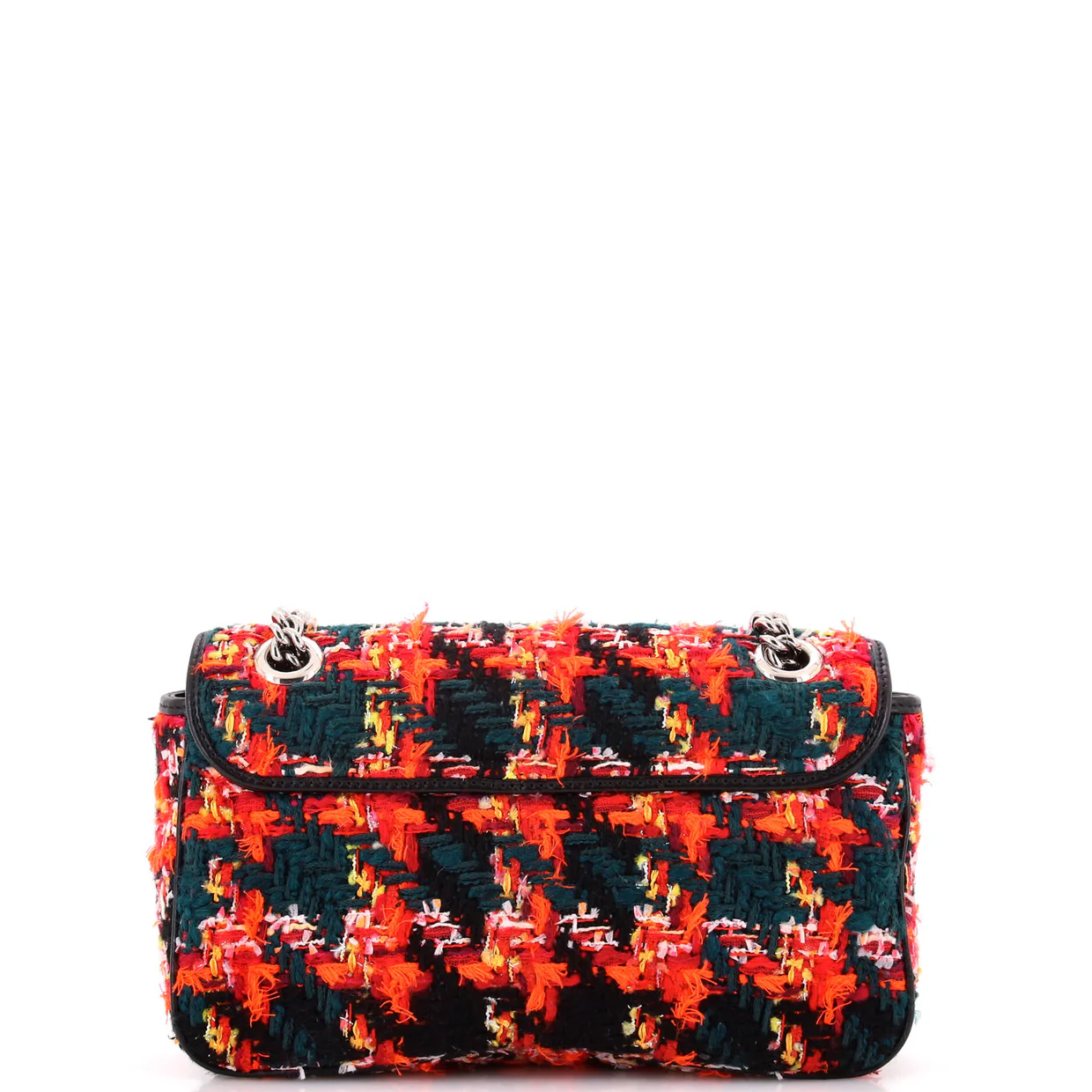 GG Marmont Flap Bag Tweed Small - Deep Luxury