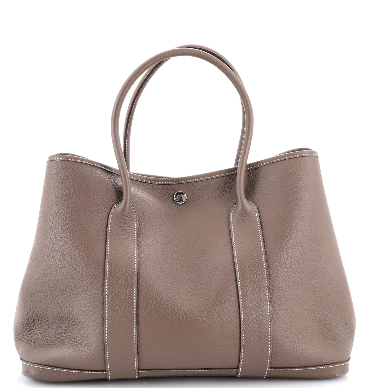 Garden Party Tote Leather with Printed Interior 36 - Deep Luxury