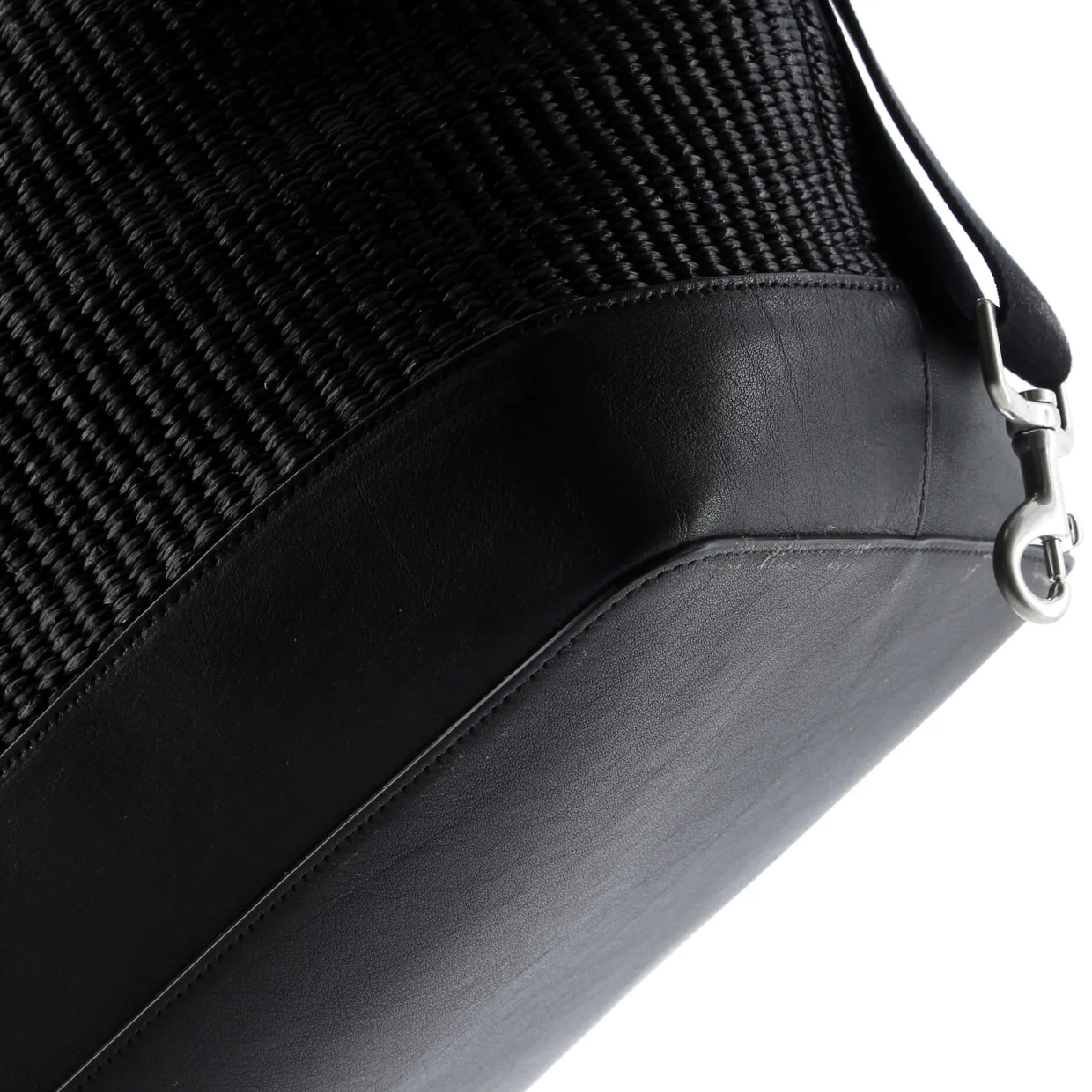 Rive Gauche Shopper Tote Raffia Large - Deep Luxury