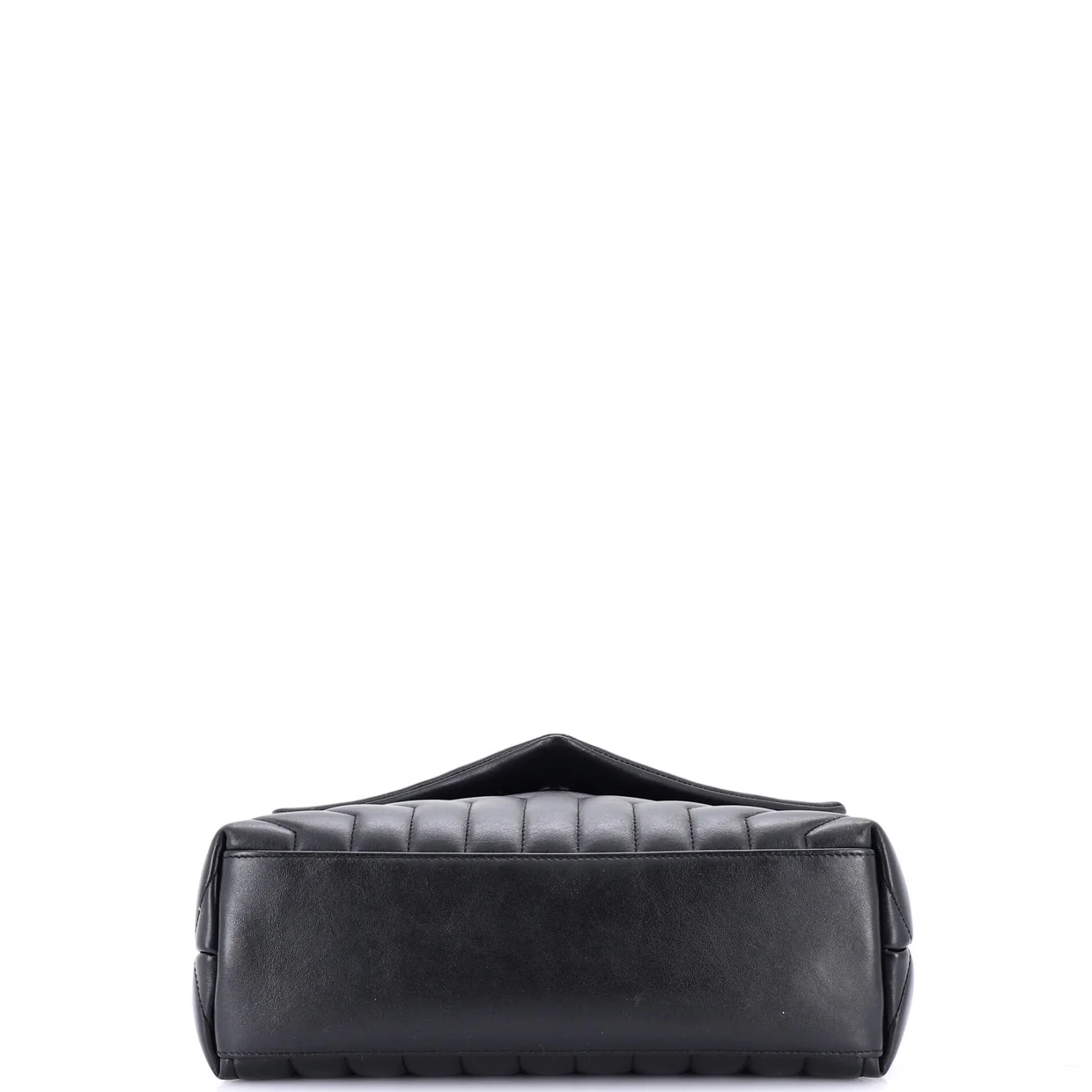 Loulou Shoulder Bag Matelasse Chevron Leather Medium - Deep Luxury