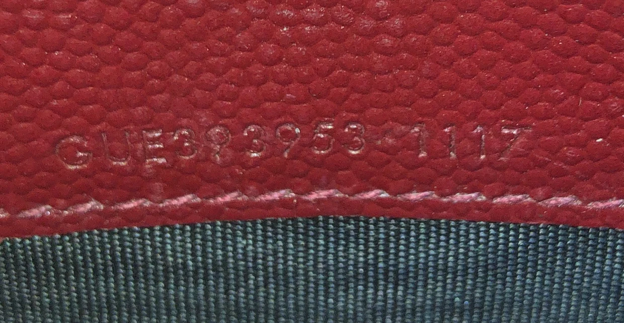 Classic Monogram Wallet on Chain Matelasse Chevron Leather Small - Deep Luxury