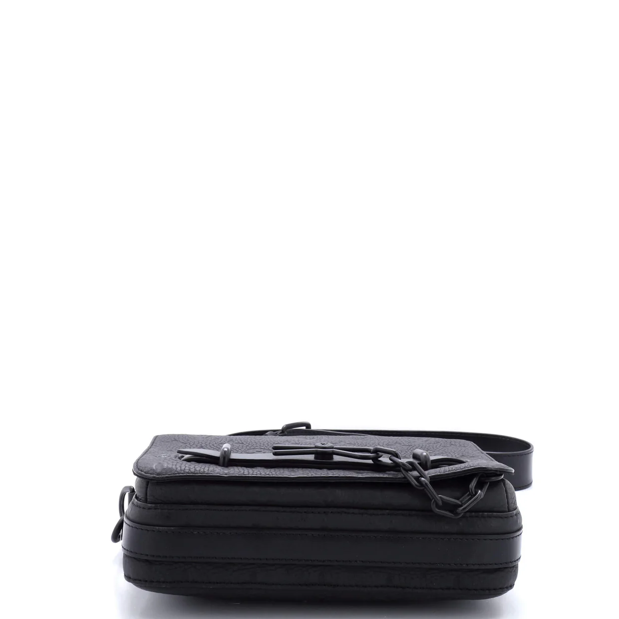 Steamer Messenger Bag Monogram Taurillon Leather - Deep Luxury