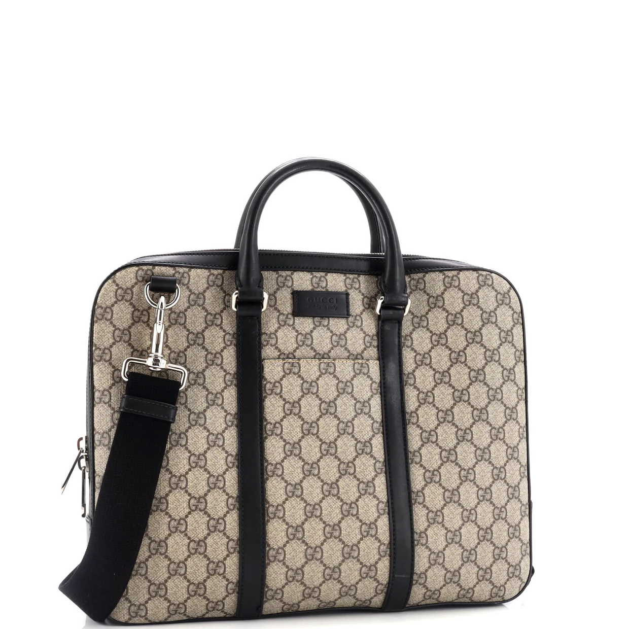 Convertible Zip Around Briefcase GG Coated Canvas Medium - Deep Luxury