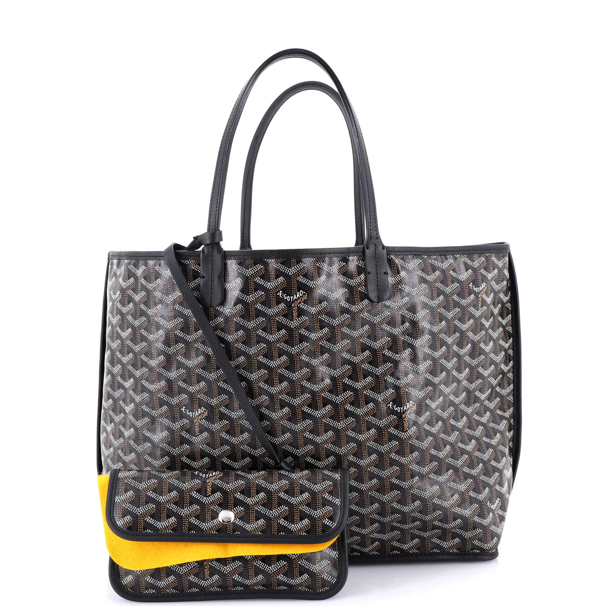 Anjou Reversible Tote Coated Canvas PM - Deep Luxury