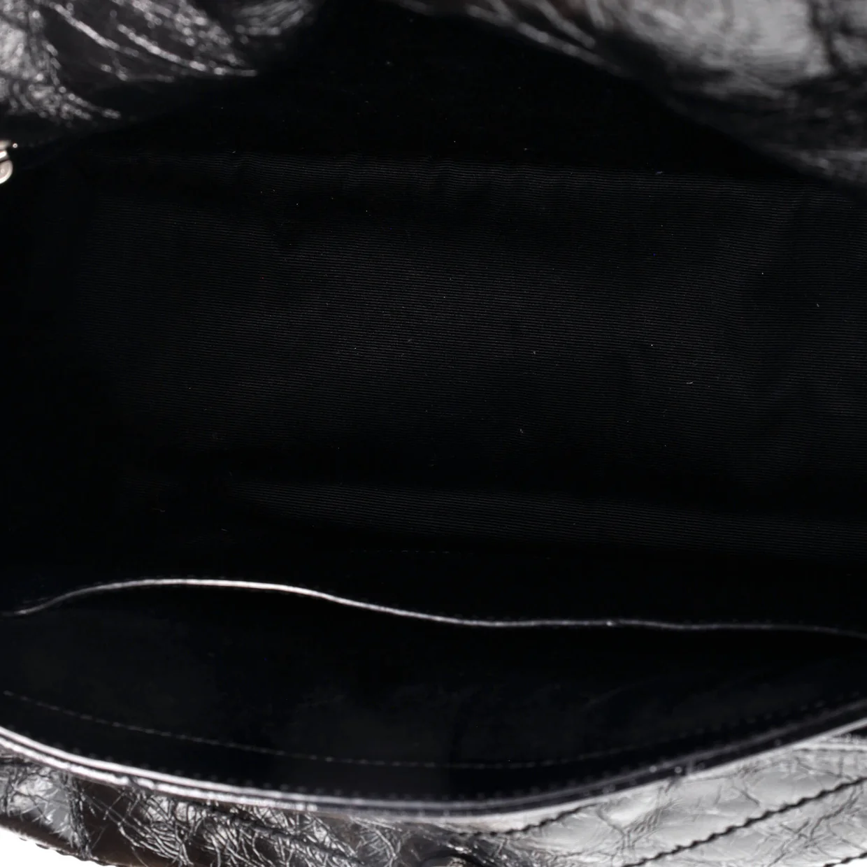 Niki Chain Flap Bag Matelasse Chevron Leather Large - Deep Luxury