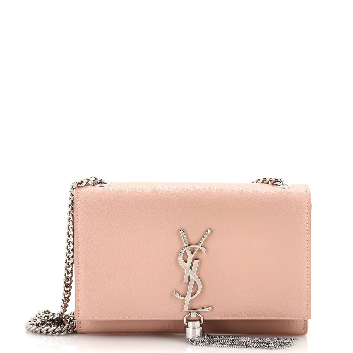 Classic Monogram Tassel Crossbody Bag Grainy Leather Small - Deep Luxury