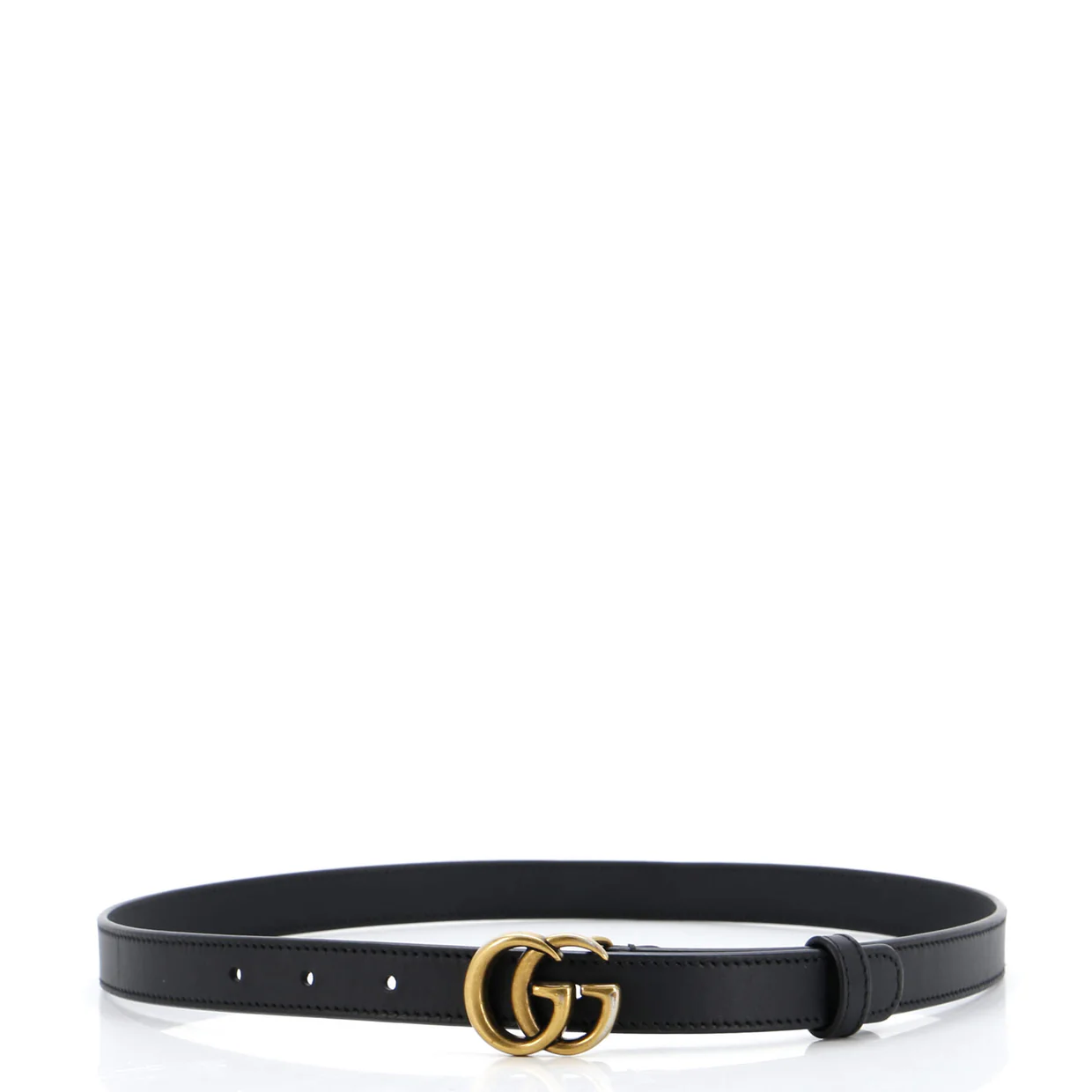 GG Marmont Belt Leather Thin 55 - Deep Luxury