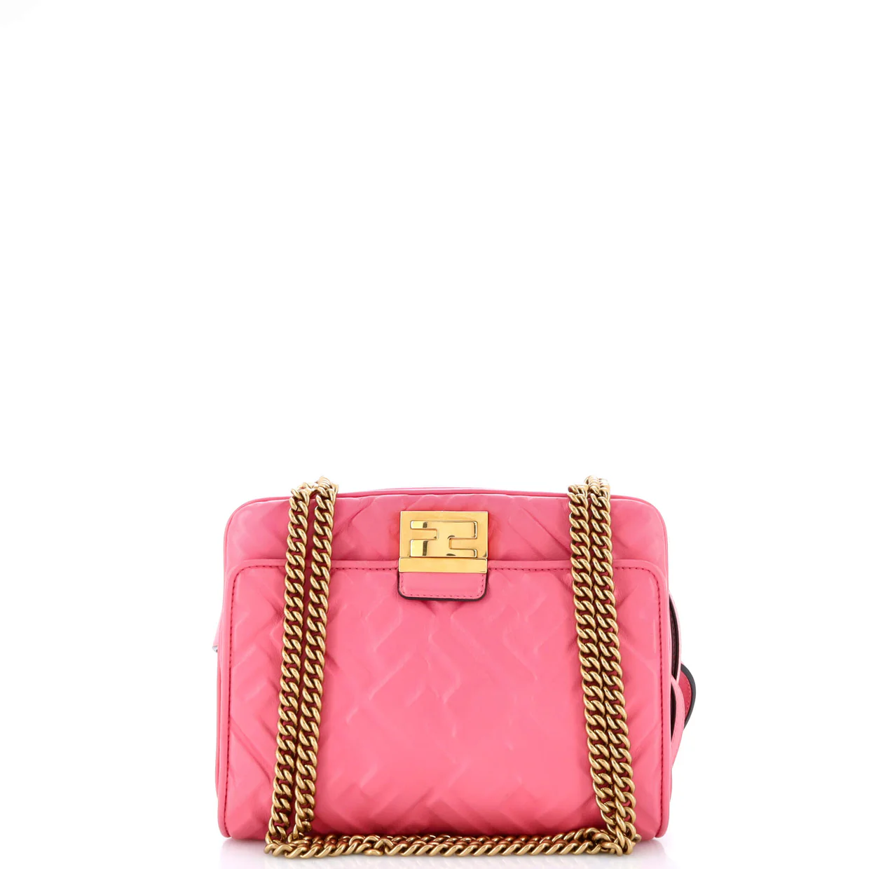 Upside Down Bag Zucca Embossed Leather - Deep Luxury