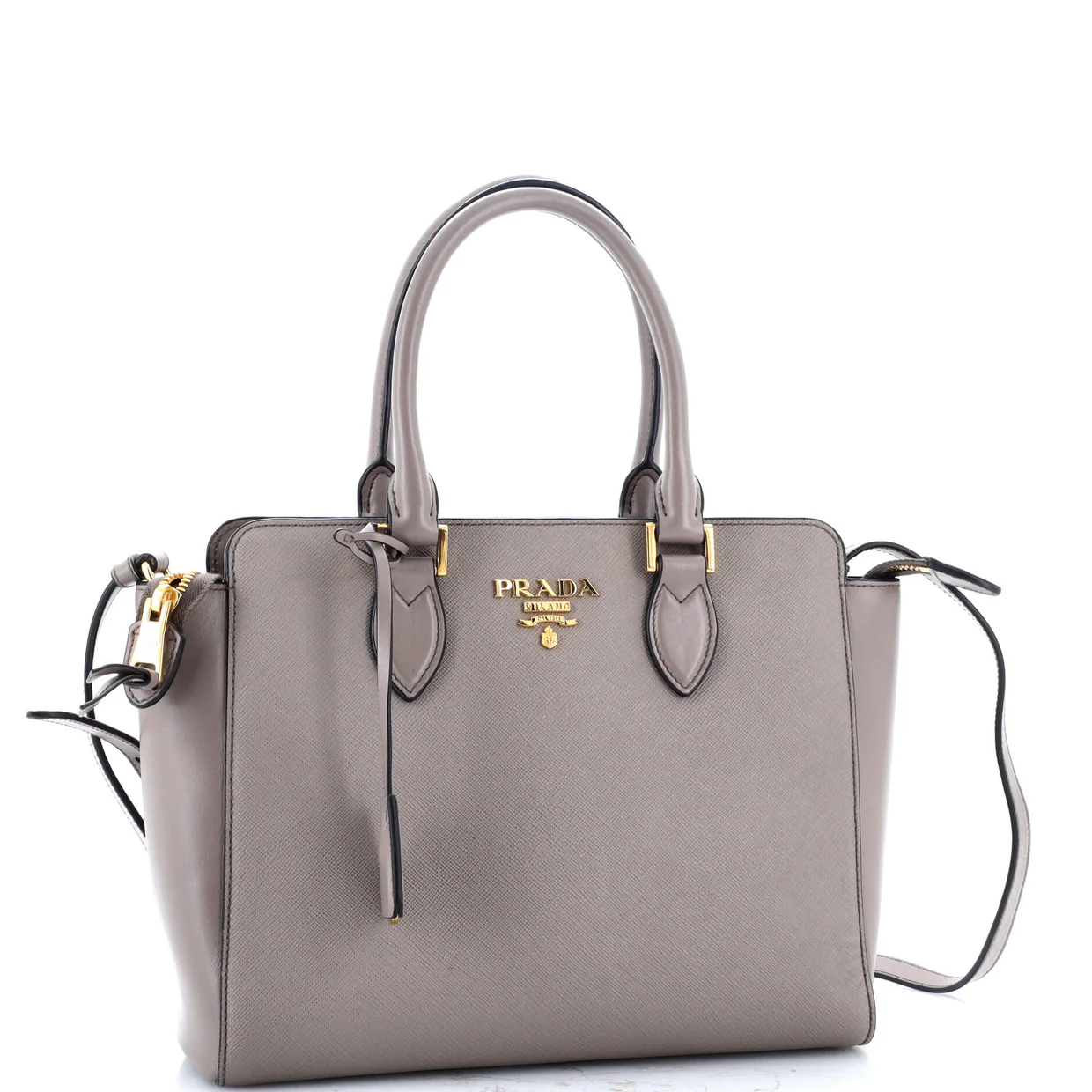 Convertible Tote Saffiano with Soft Calf Small - Deep Luxury