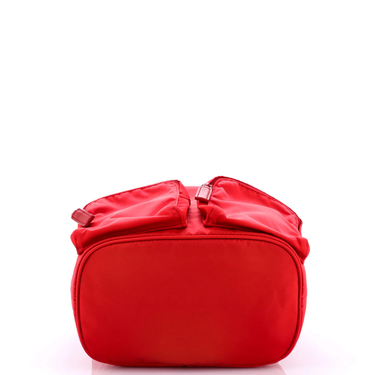 Vela Double Front Pocket Backpack Tessuto with Saffiano Leather Mini - Deep Luxury