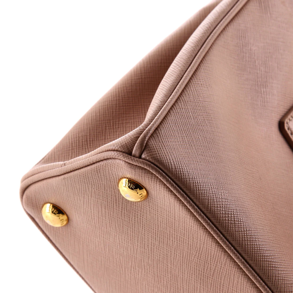 Double Zip Lux Tote Saffiano Leather Mini - Deep Luxury