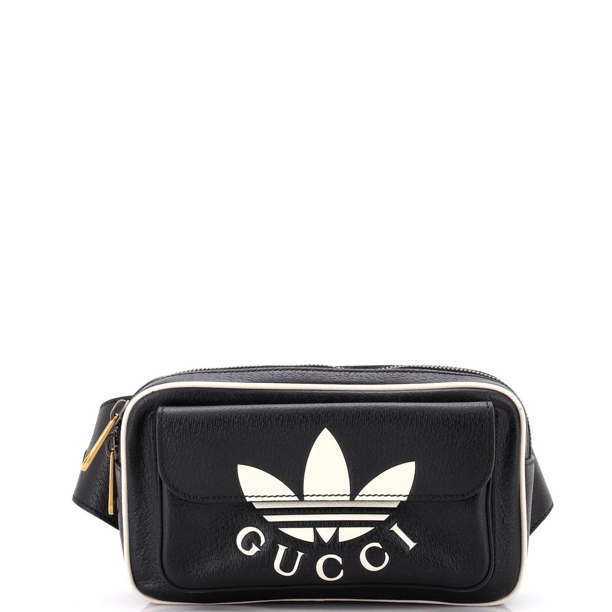 x adidas Zip Belt Bag Leather - Deep Luxury