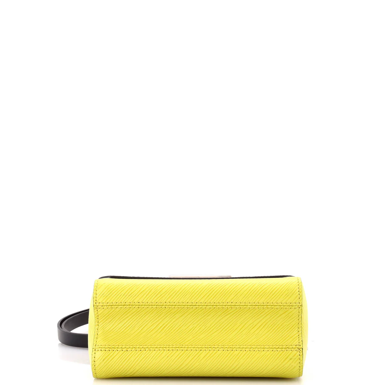 Braided Handle Twist Bag Epi Leather PM - Deep Luxury