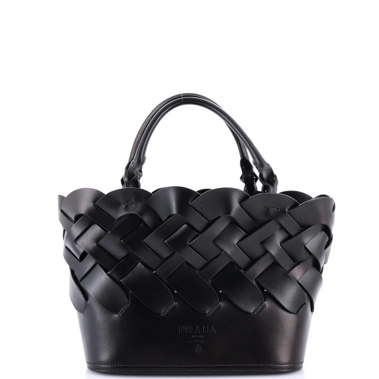 Tress Tote Leather Small - Deep Luxury