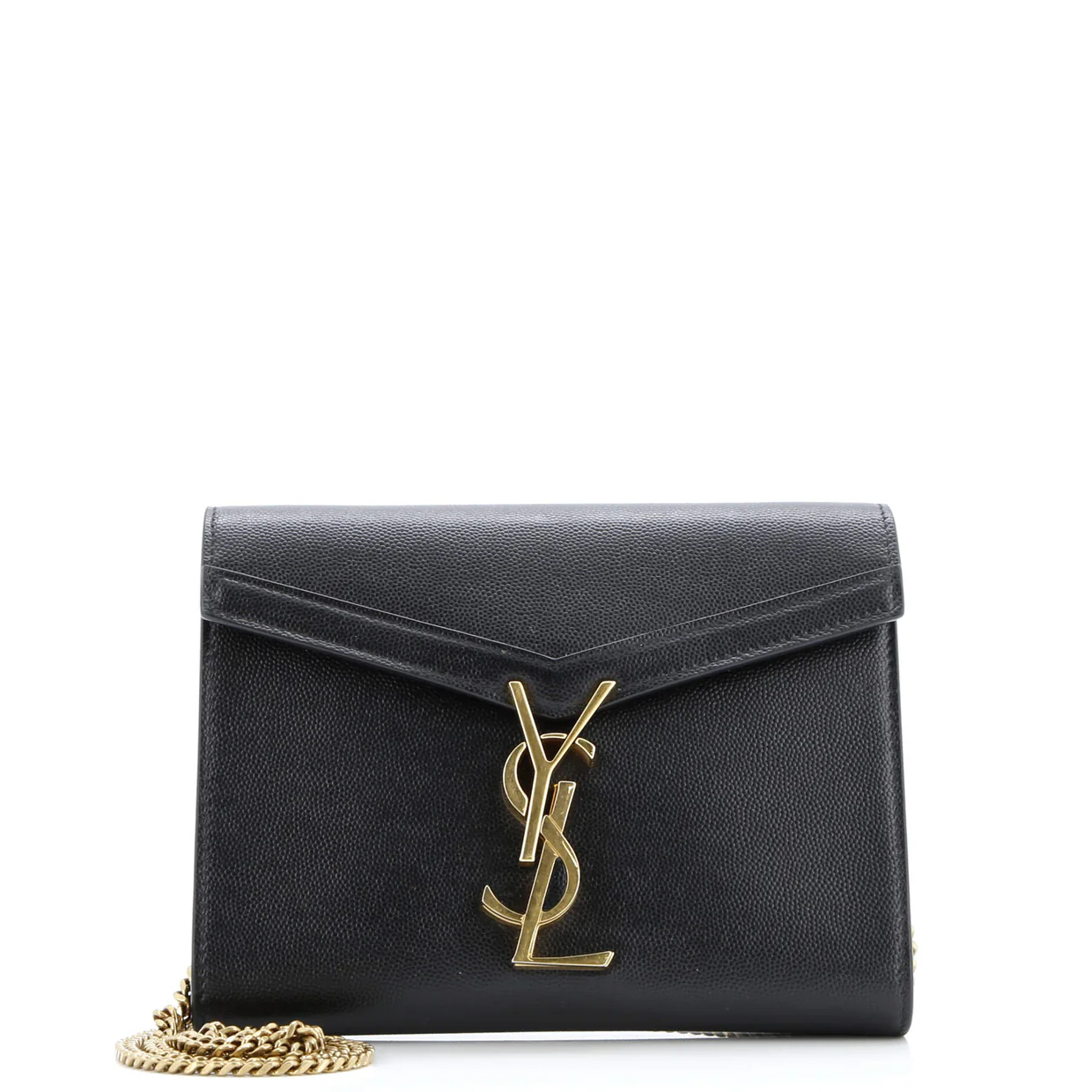 Cassandra Chain Wallet Leather Mini - Deep Luxury