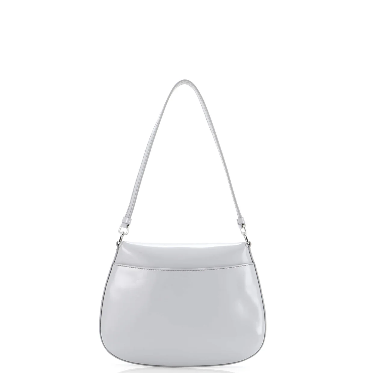 Cleo Flap Shoulder Bag Spazzolato Leather Small - Deep Luxury
