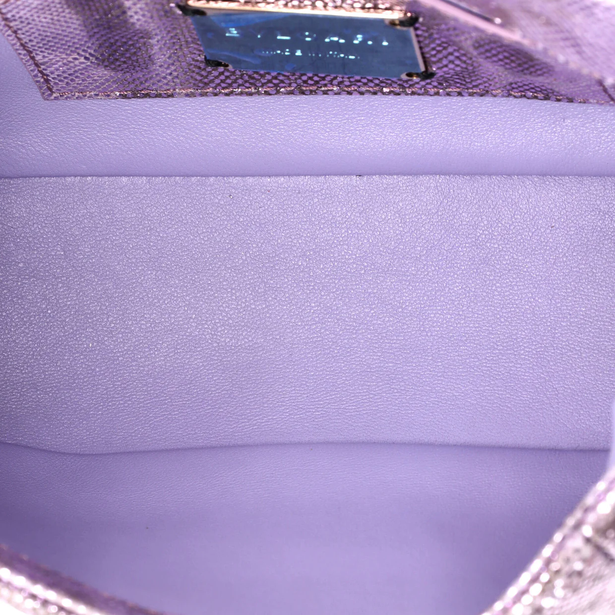 Serpenti Cabochon Shoulder Bag Diagonal Quilted Metallic Karung Small - Deep Luxury