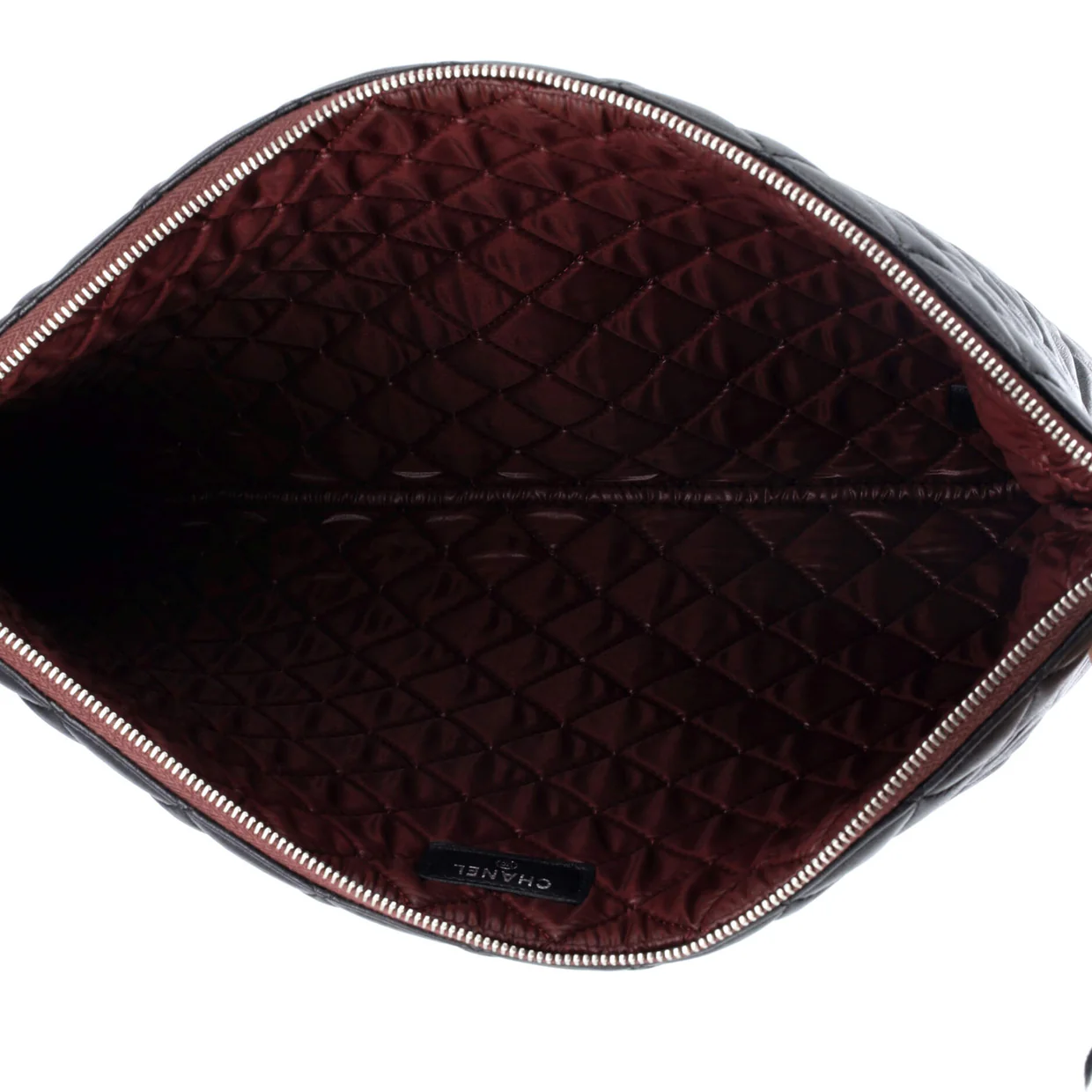 O Case Clutch Quilted Lambskin Large - Deep Luxury