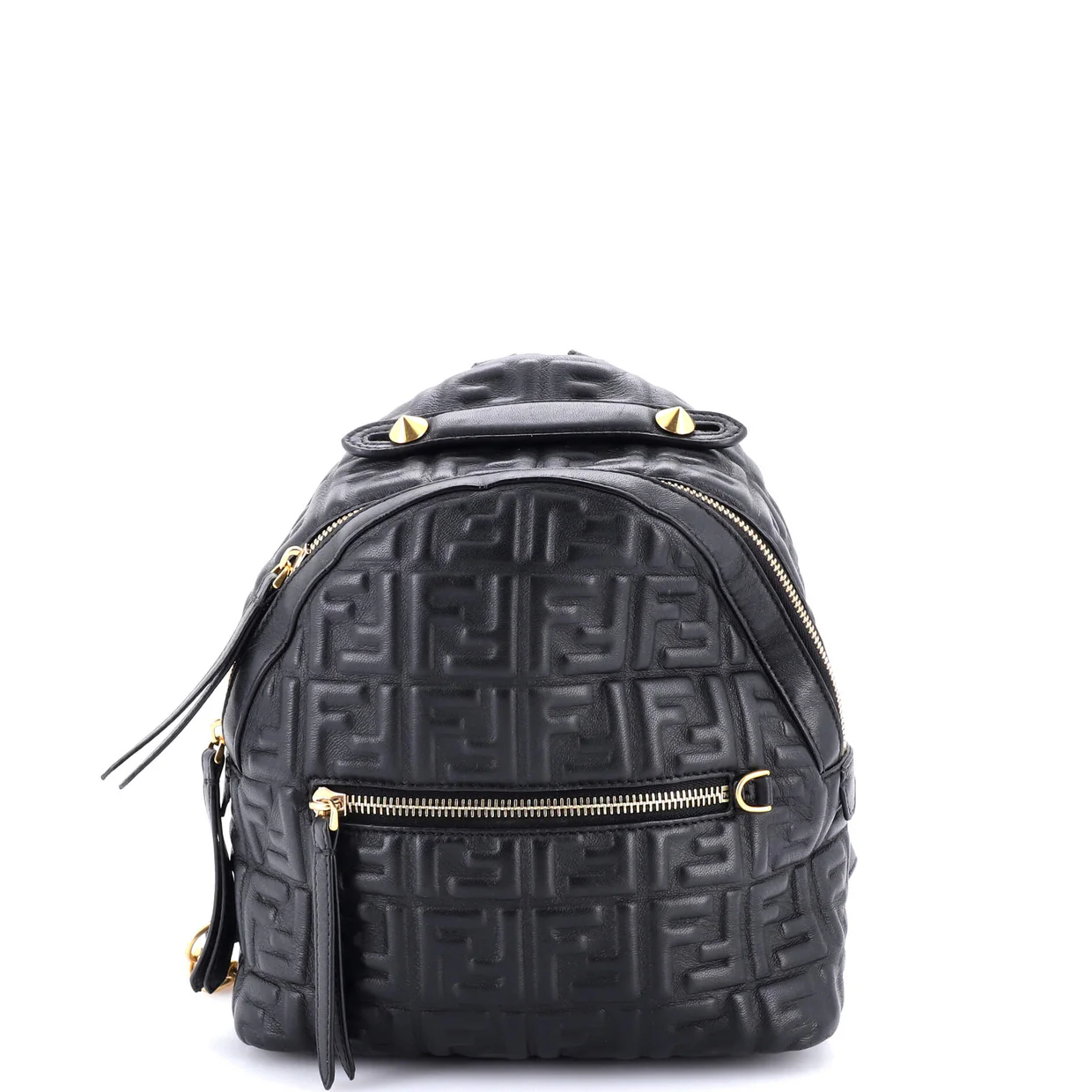 By The Way Backpack Zucca Embossed Leather Mini - Deep Luxury