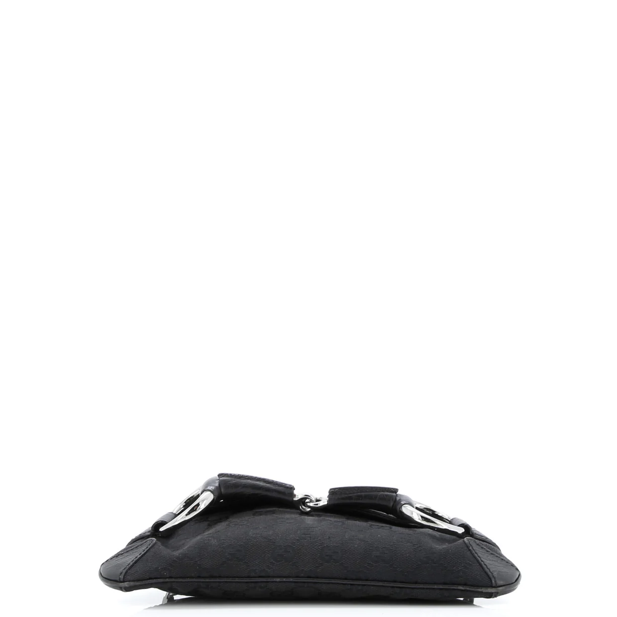 Horsebit Chain Clutch GG Canvas with Leather Medium - Deep Luxury