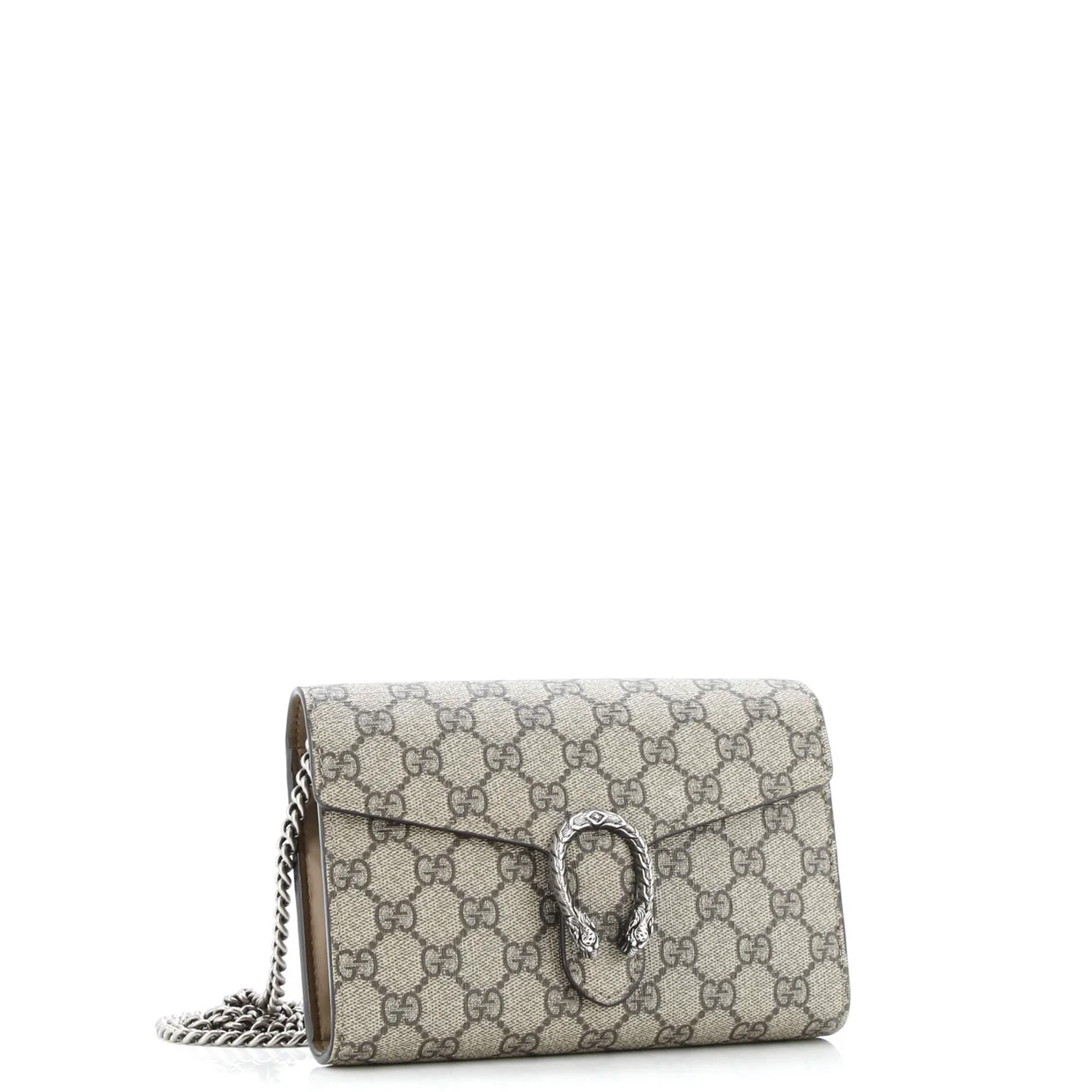Dionysus Chain Wallet GG Coated Canvas Small - Deep Luxury