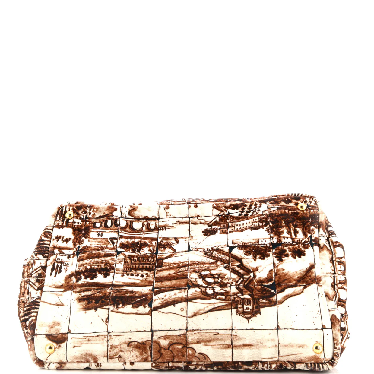 Canapa Tote Printed Canvas Large - Deep Luxury