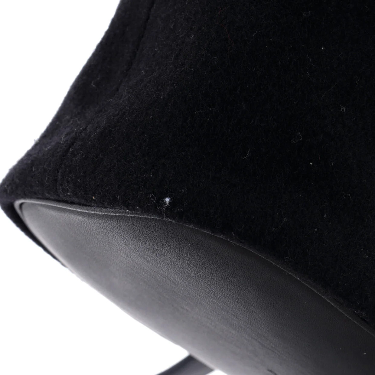 Rive Gauche Drawstring Bucket Bag Embroidered Wool - Deep Luxury