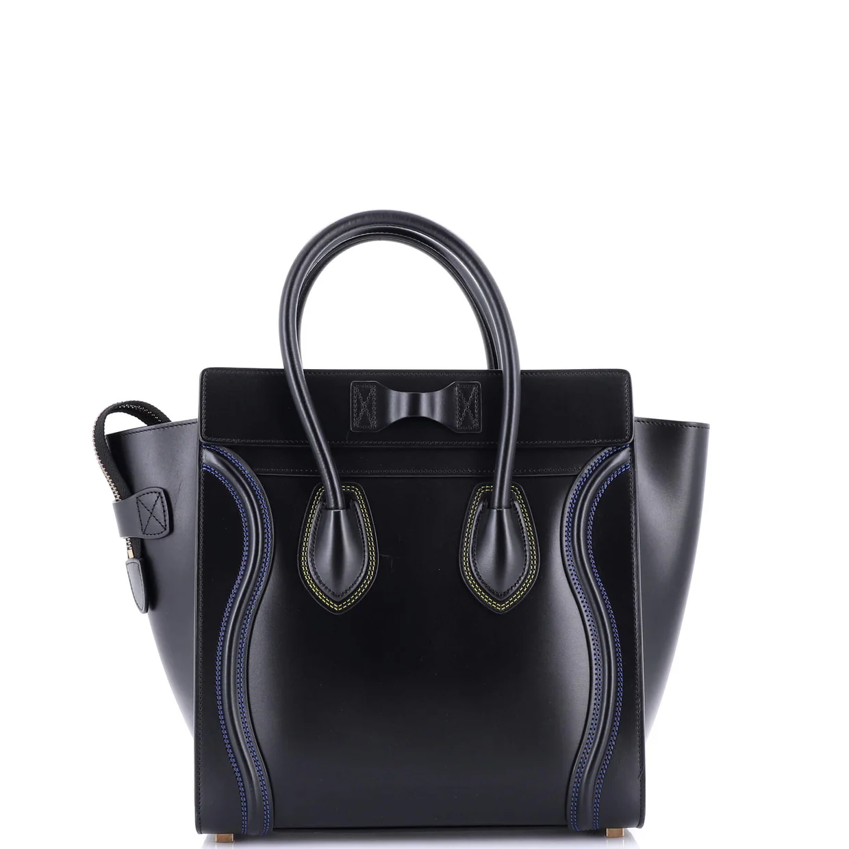 Luggage Bag Smooth Leather Micro - Deep Luxury
