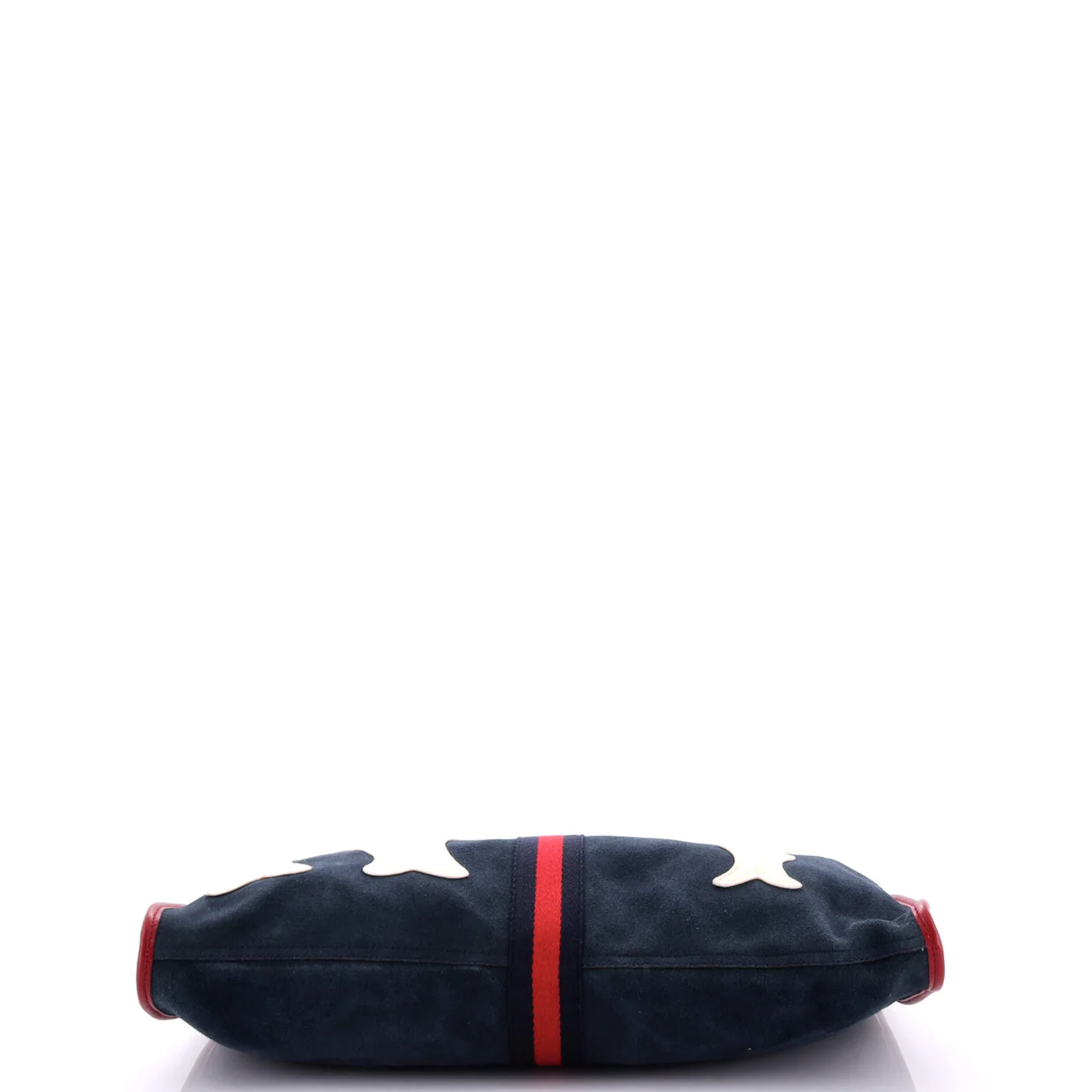 Rajah Chain Tote Suede with Applique Large - Deep Luxury