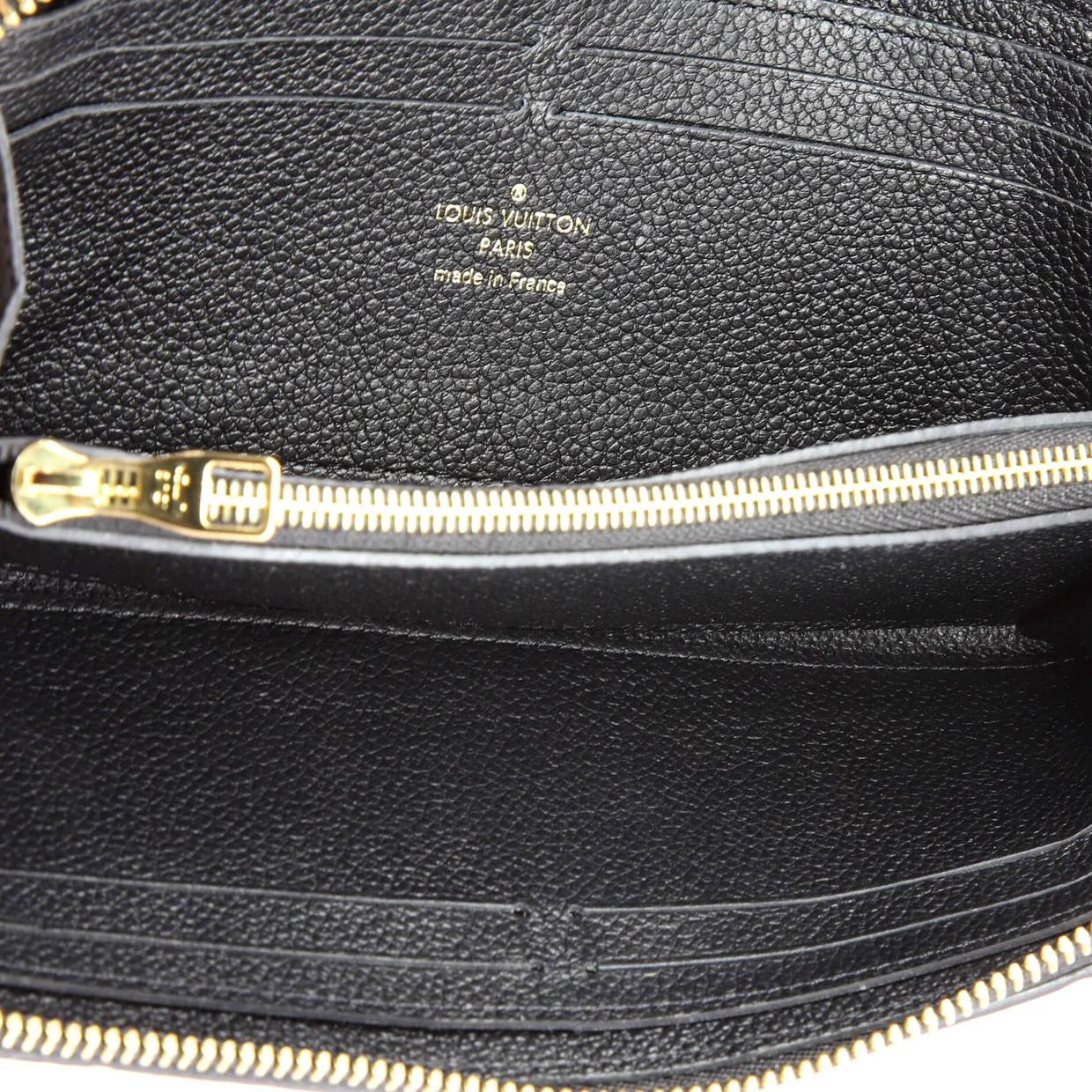 Clemence Wallet Monogram Empreinte Leather - Deep Luxury