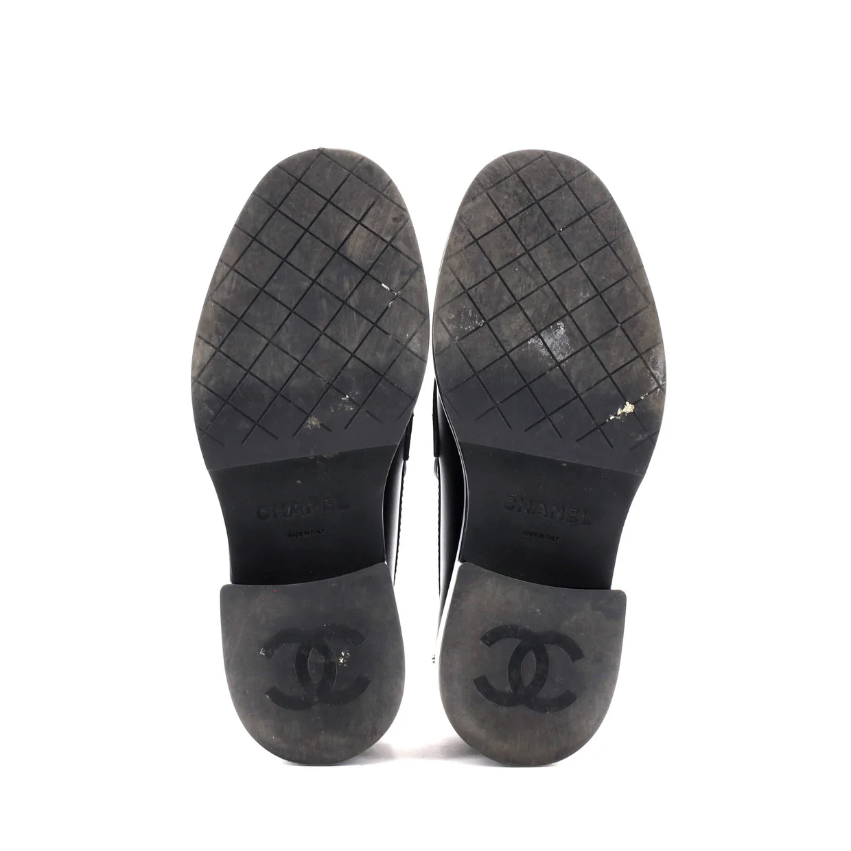 Women's CC Platform Loafers Leather - Deep Luxury