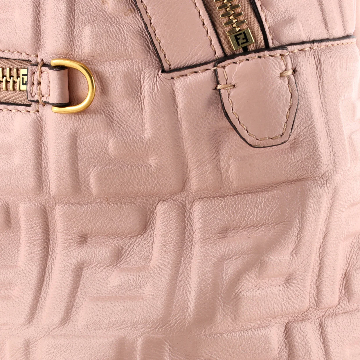 By The Way Backpack Zucca Embossed Leather Mini - Deep Luxury