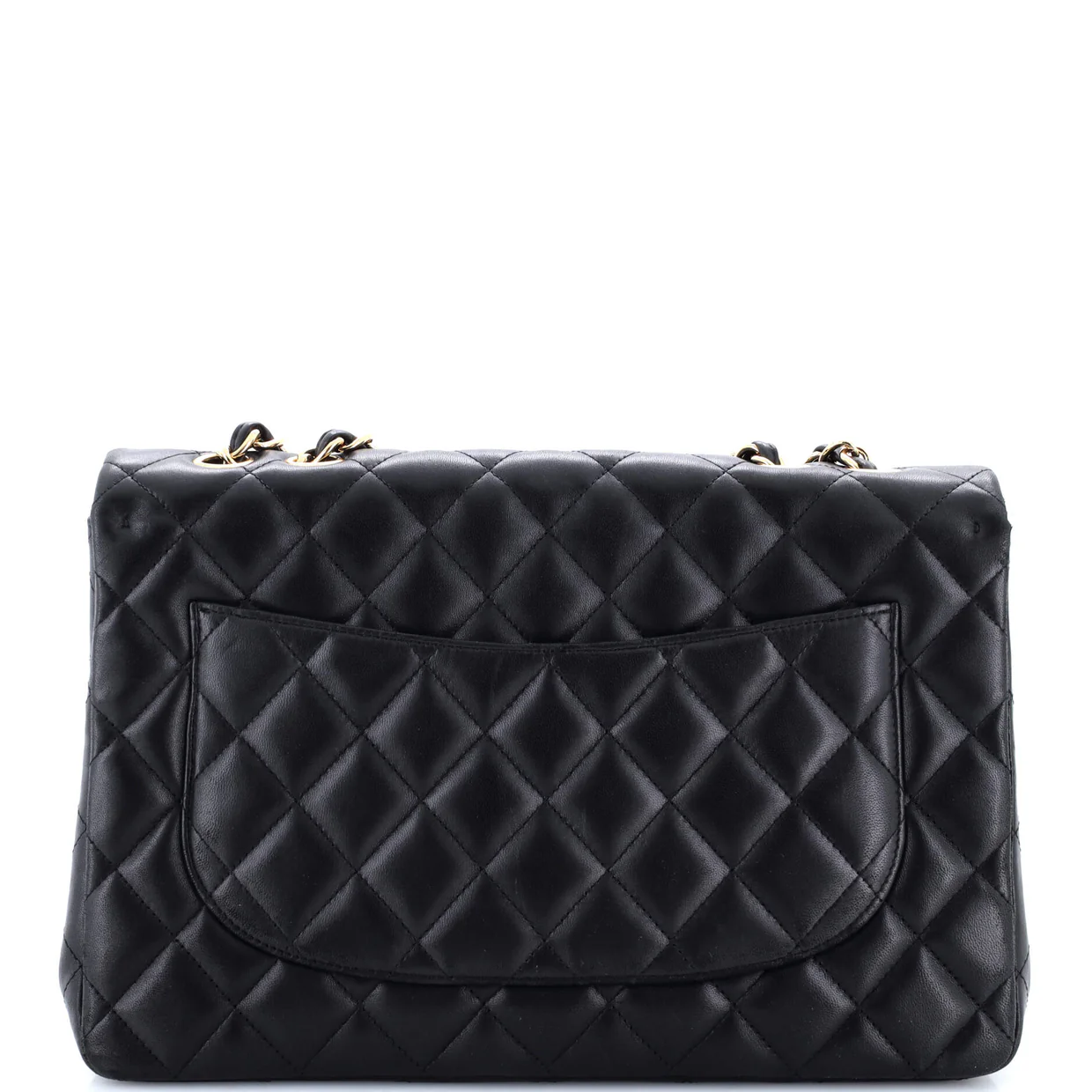 Classic Single Flap Bag Quilted Lambskin Jumbo - Deep Luxury