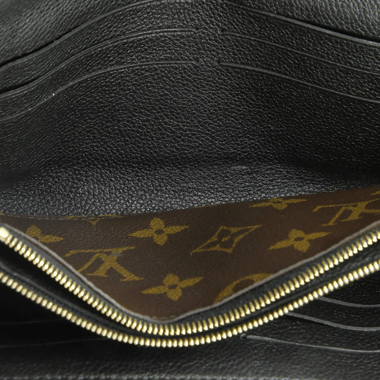 Pallas Wallet Monogram Canvas and Calfskin - Deep Luxury