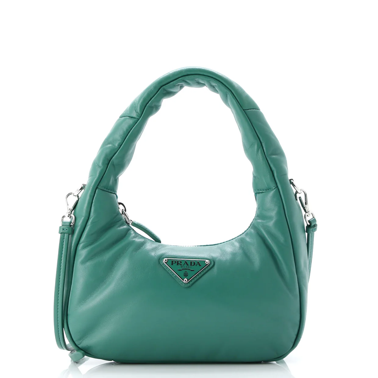 Padded Hobo Leather Mini - Deep Luxury