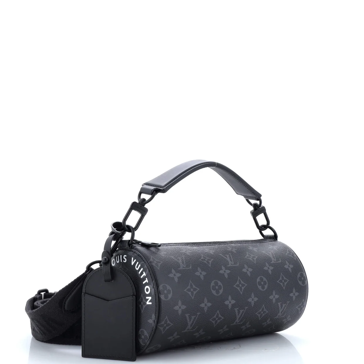 Soft Polochon Bag Monogram Eclipse Canvas PM - Deep Luxury