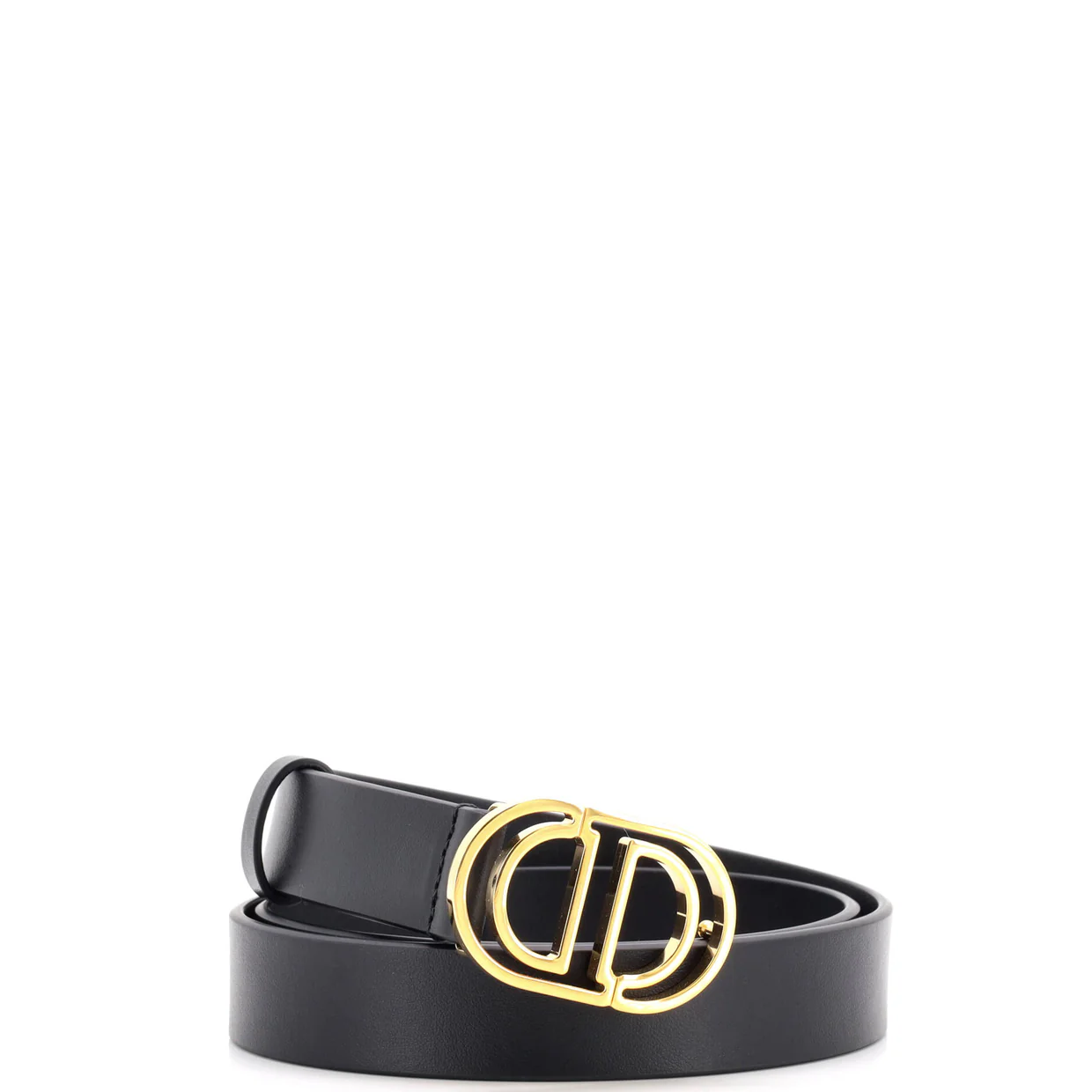 30 Montaigne Cut-Out Belt Leather Thin - Deep Luxury