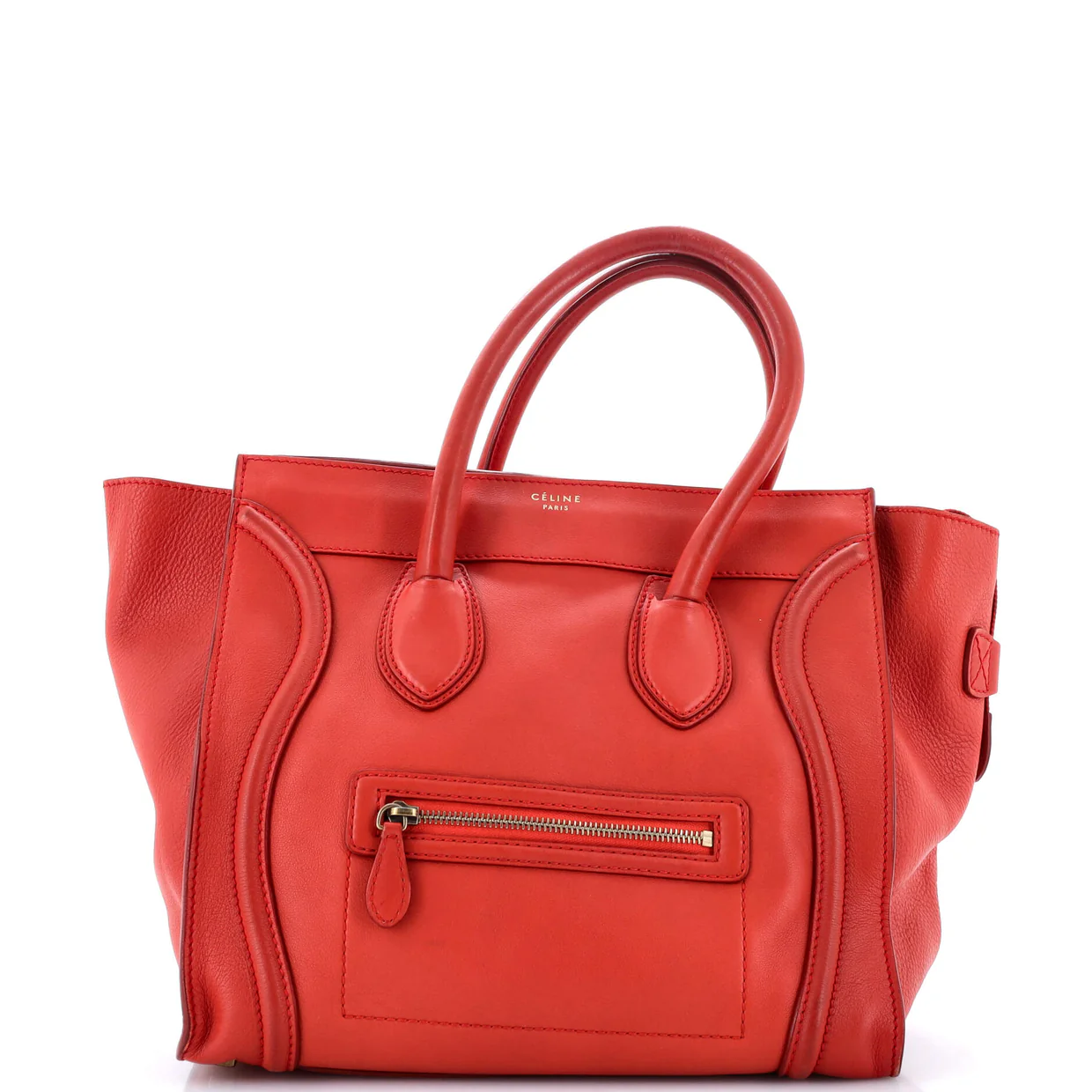 Luggage Bag Smooth Leather Mini - Deep Luxury