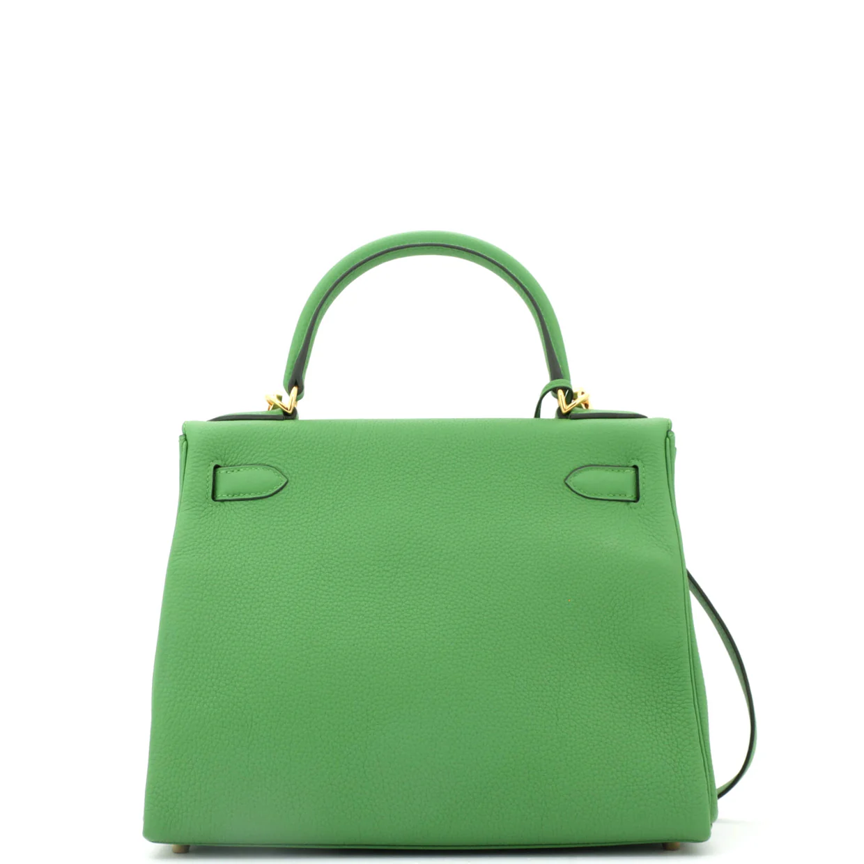 Kelly Handbag Vert Yucca Togo with Gold Hardware 28 - Deep Luxury