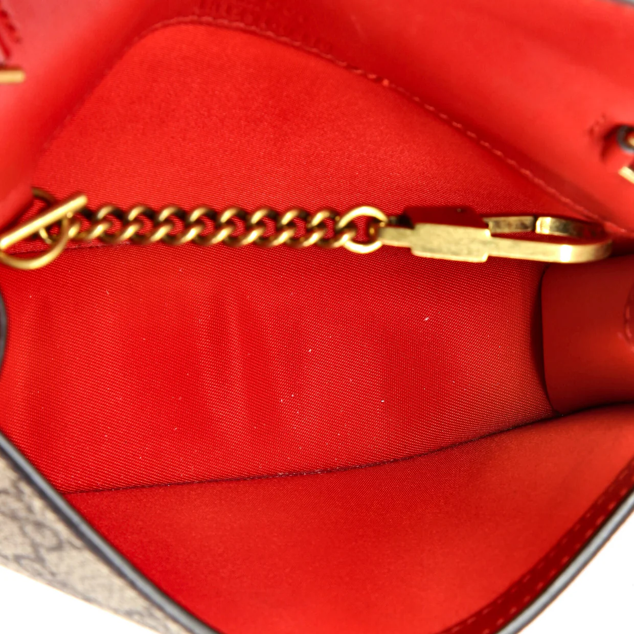 Cherries Wallet on Chain GG Coated Canvas Mini - Deep Luxury