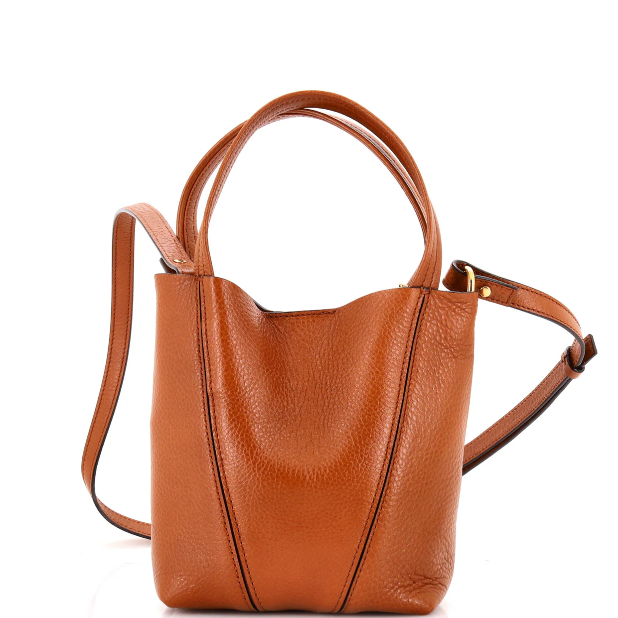 Spin Tote Leather Small - Deep Luxury