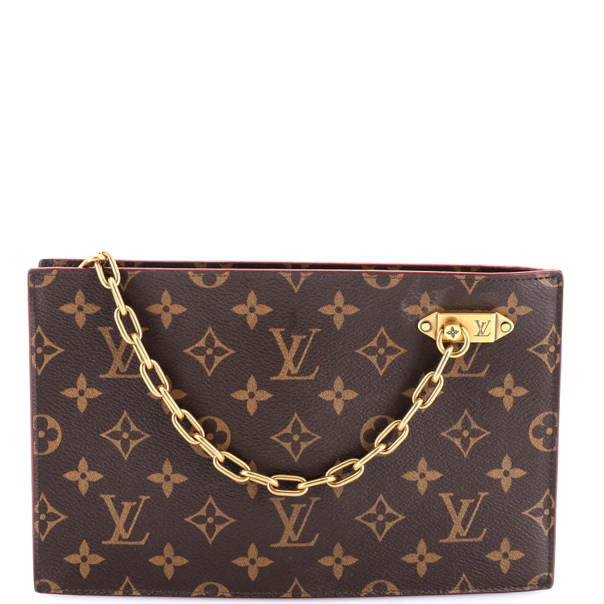 Legacy Chain Clutch Monogram Canvas - Deep Luxury