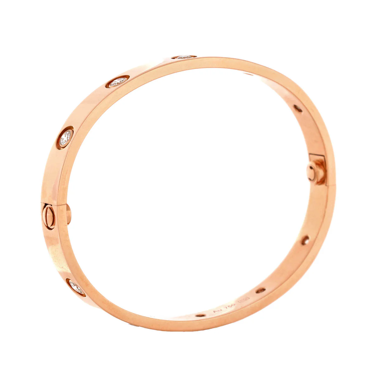 Love 10 Diamond Bracelet 18K Rose Gold with Diamonds - Deep Luxury