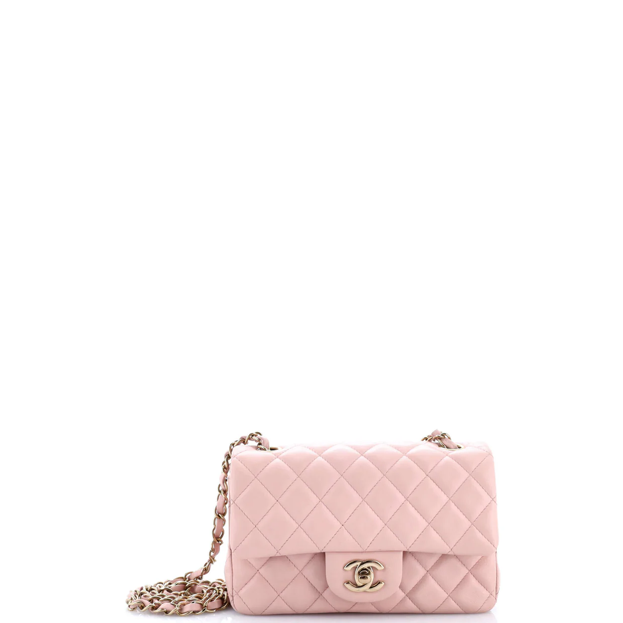 Classic Single Flap Bag Quilted Lambskin Mini - Deep Luxury